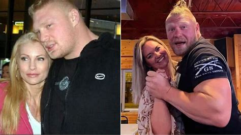 WWE Megastar Brock Lesnar, his beautiful wife and。